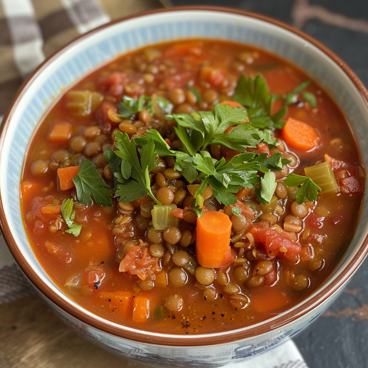 Mediterranean Lentil Soup Your Family Will Love