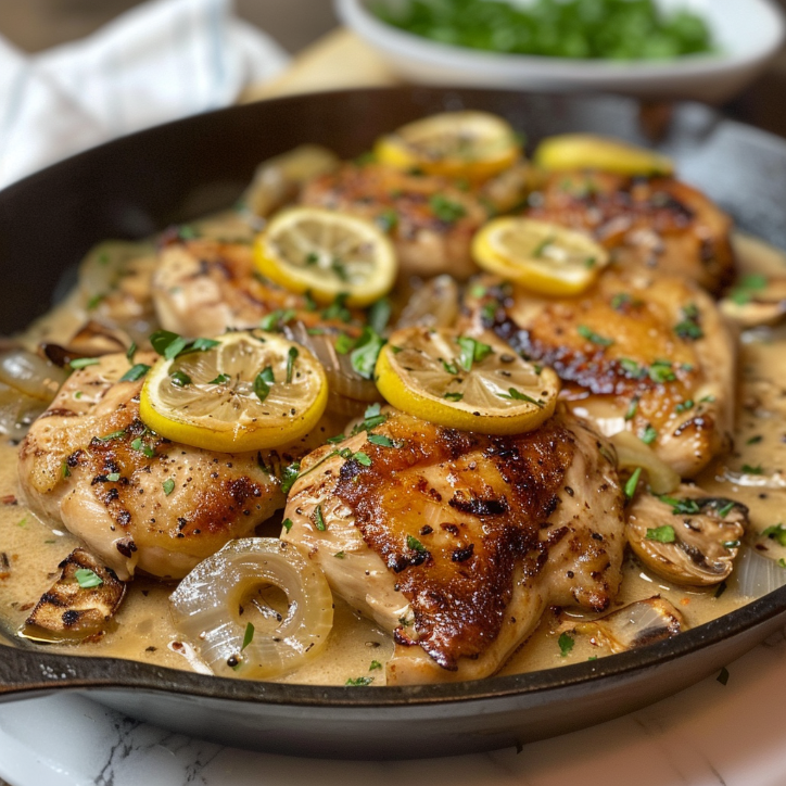 lemon shallot chicken