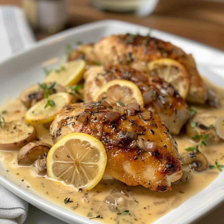 lemon shallot chicken