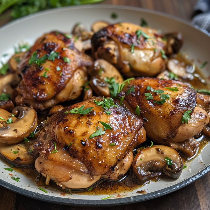 Chicken Thighs Mushrooms for the Whole Family 1 Chicken Thighs Mushrooms for the Whole Family