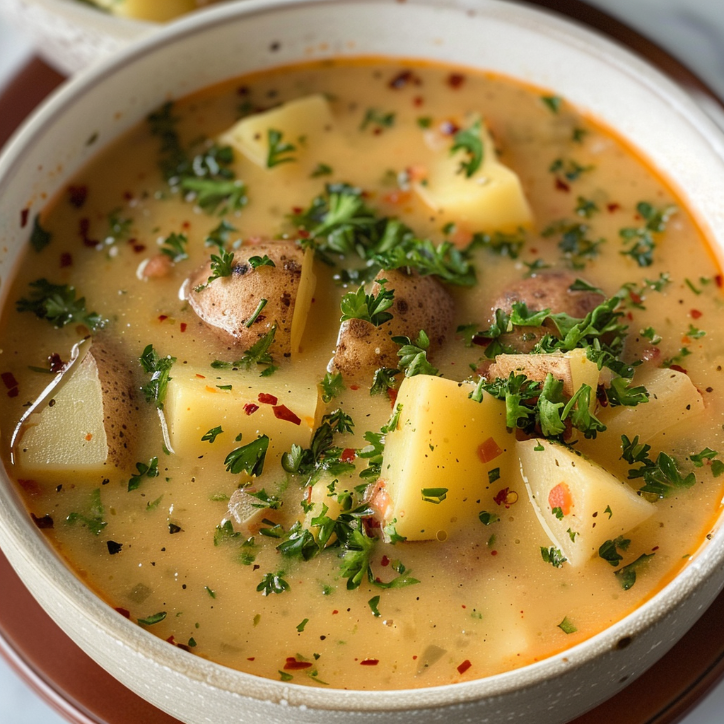 Creamy Cajun Potato Soup for the Whole Family