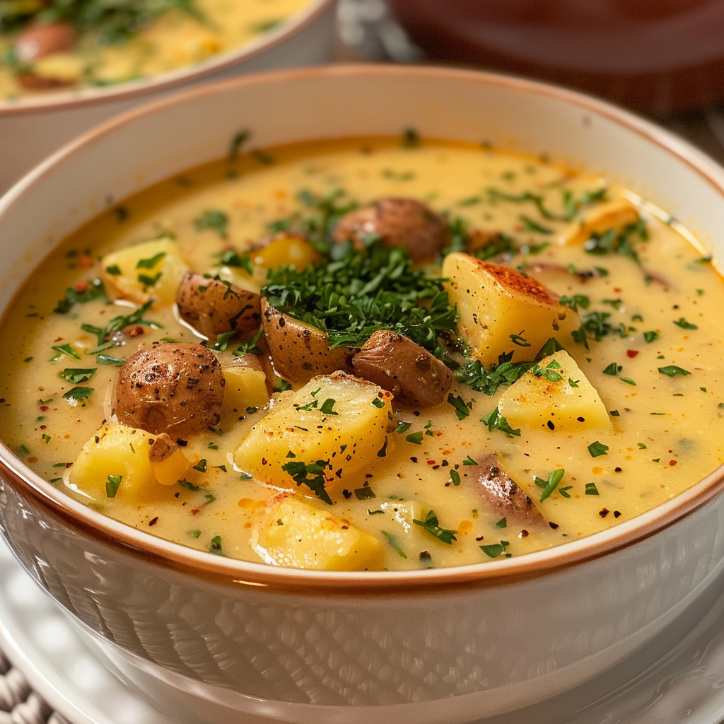 creamy cajun potato soup