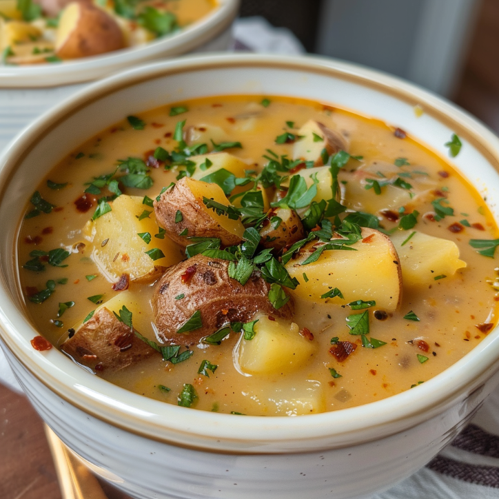 creamy cajun potato soup