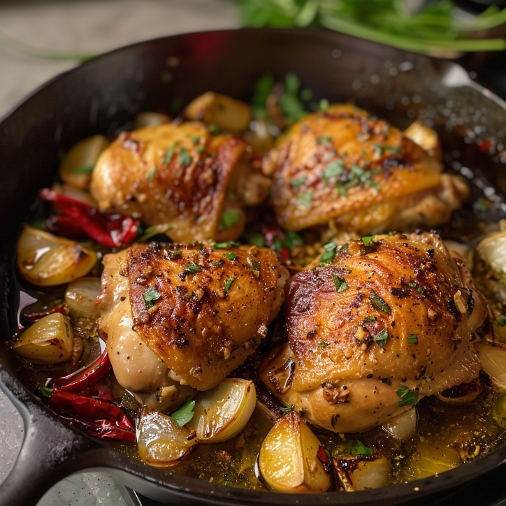 Garlic Butter Chicken Thighs for the Whole Family