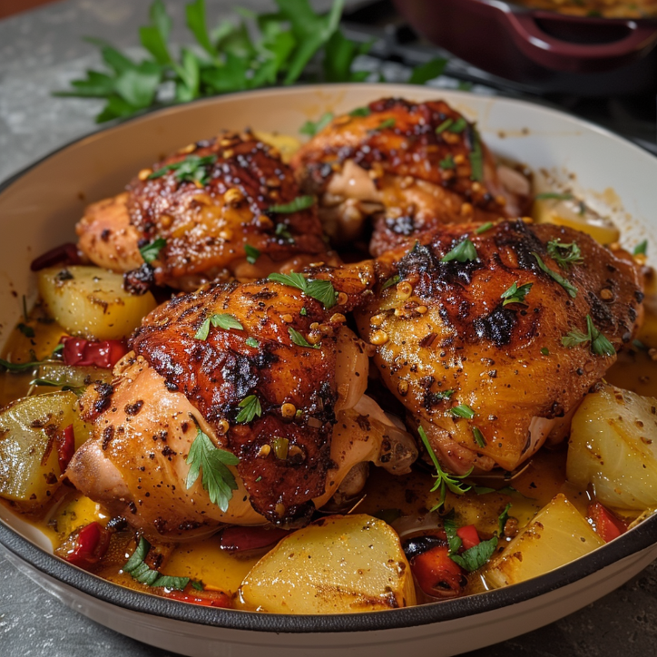 garlic butter chicken thighs