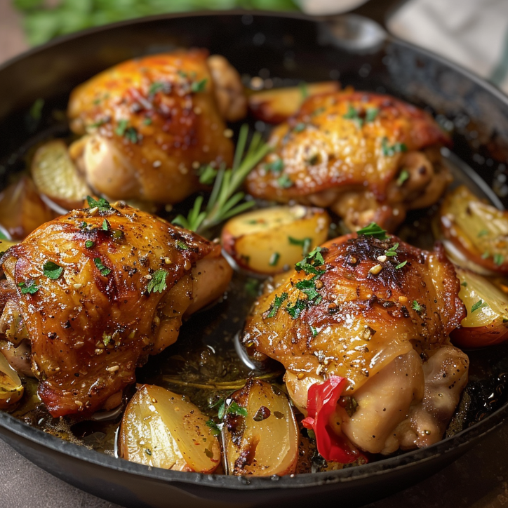 garlic butter chicken thighs