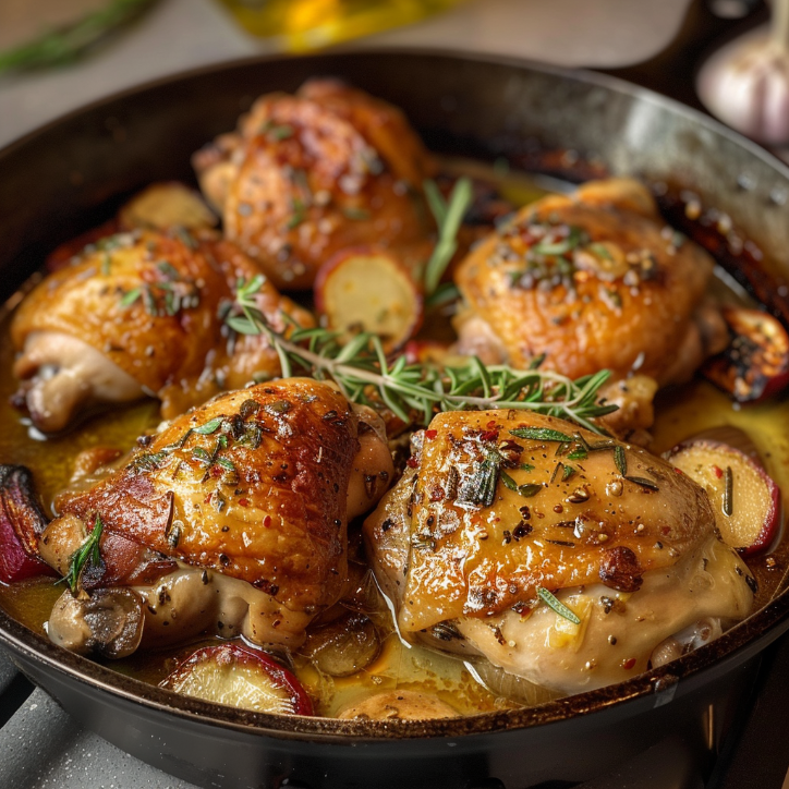 garlic butter chicken thighs