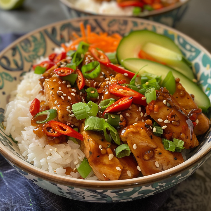 Sweet Chili Chicken Rice for the Whole Family 1 Sweet Chili Chicken Rice for the Whole Family