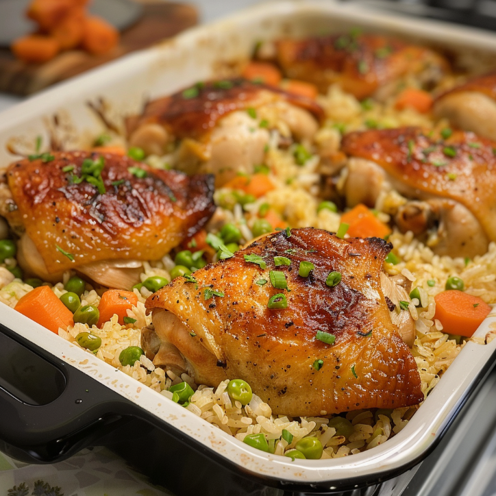 oven baked chicken rice