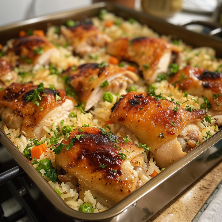 oven baked chicken rice