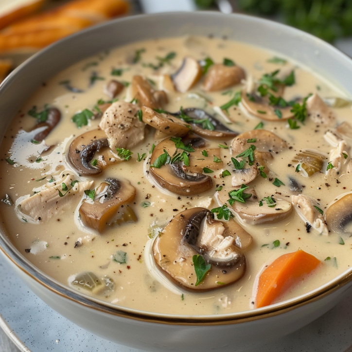 How to Make the Best Creamy Chicken Mushroom Soup