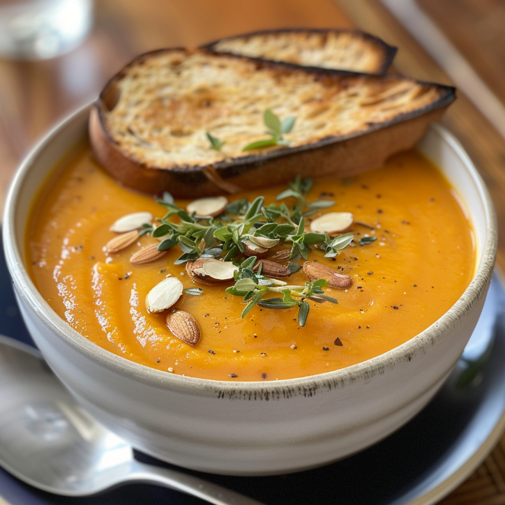 Roasted Sweet Potato Soup Your Family Will Love