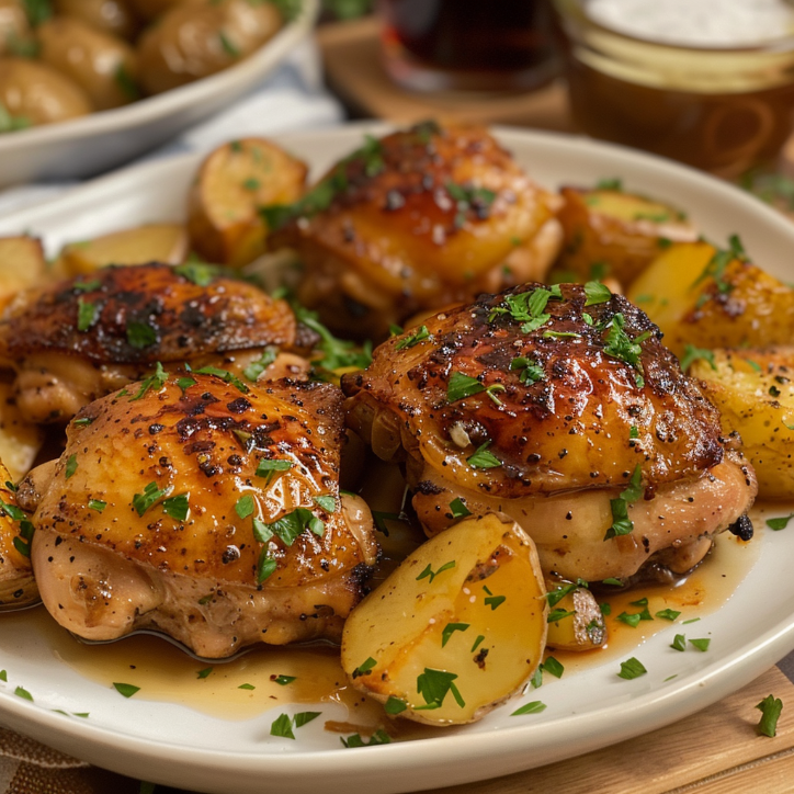 Chicken Thighs Potatoes: Easy & Delicious 2 chicken thighs potatoes