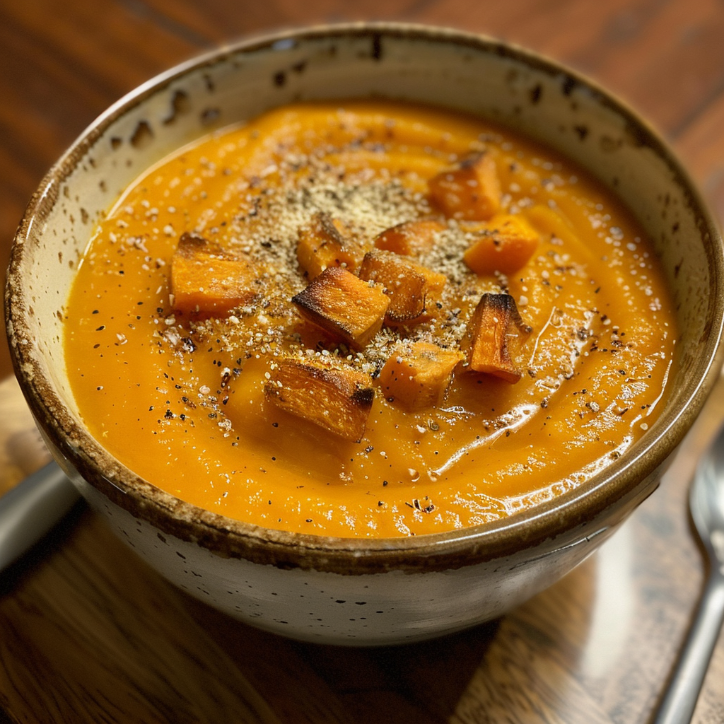Perfect Baked Roast Carrot Soup