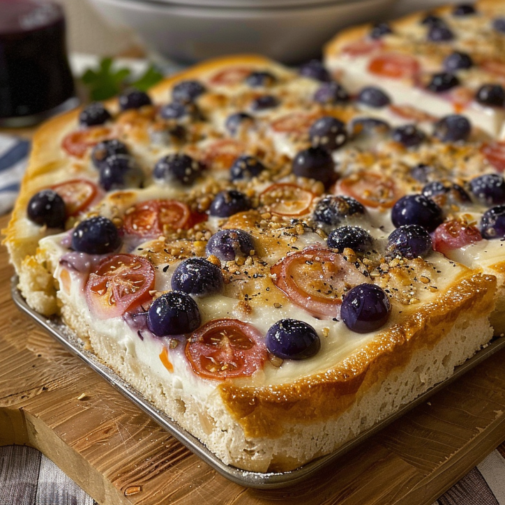 ciasto borówkowe bez pieczenia