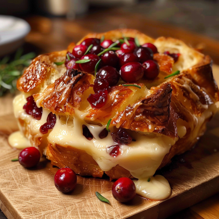decadent cranberry brie pull