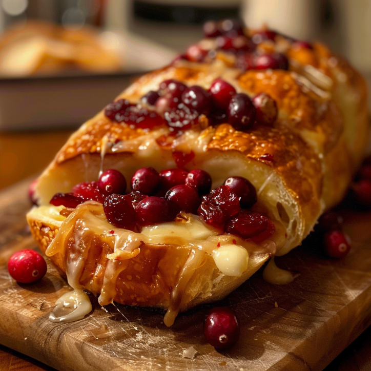 decadent cranberry brie pull