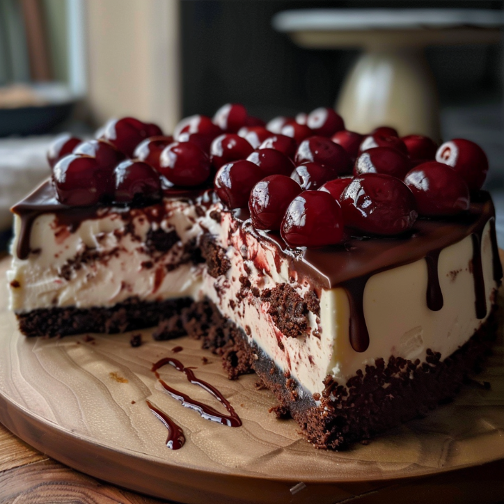 Homemade Black Forest Cheesecake from Scratch 4 homemade black forest cheesecake