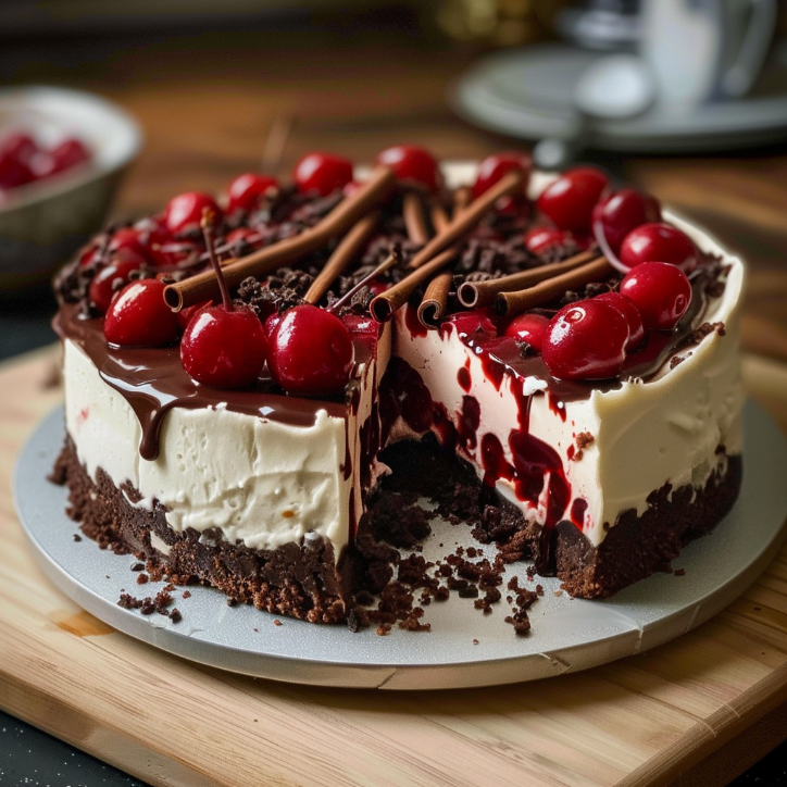 Homemade Black Forest Cheesecake from Scratch 3 homemade black forest cheesecake