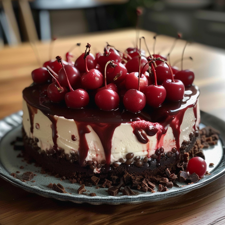 Homemade Black Forest Cheesecake from Scratch 2 homemade black forest cheesecake