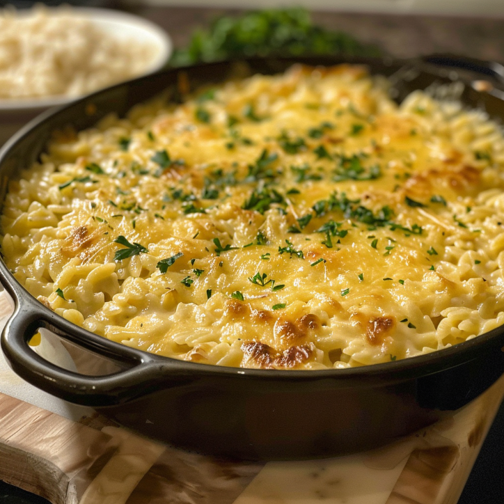 Creamy Boursin Orzo Bake for the Whole Family 3 creamy boursin orzo bake