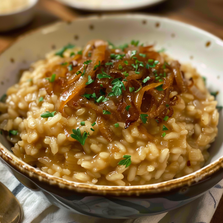 Quick & Easy Savory Caramelized Onion Risotto 1 Quick & Easy Savory Caramelized Onion Risotto