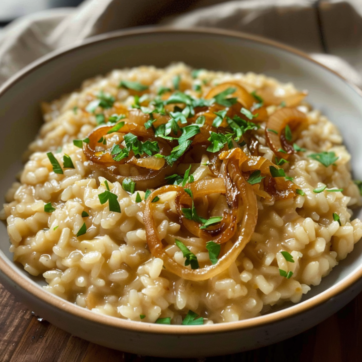 Quick & Easy Savory Caramelized Onion Risotto 4 savory caramelized onion risotto