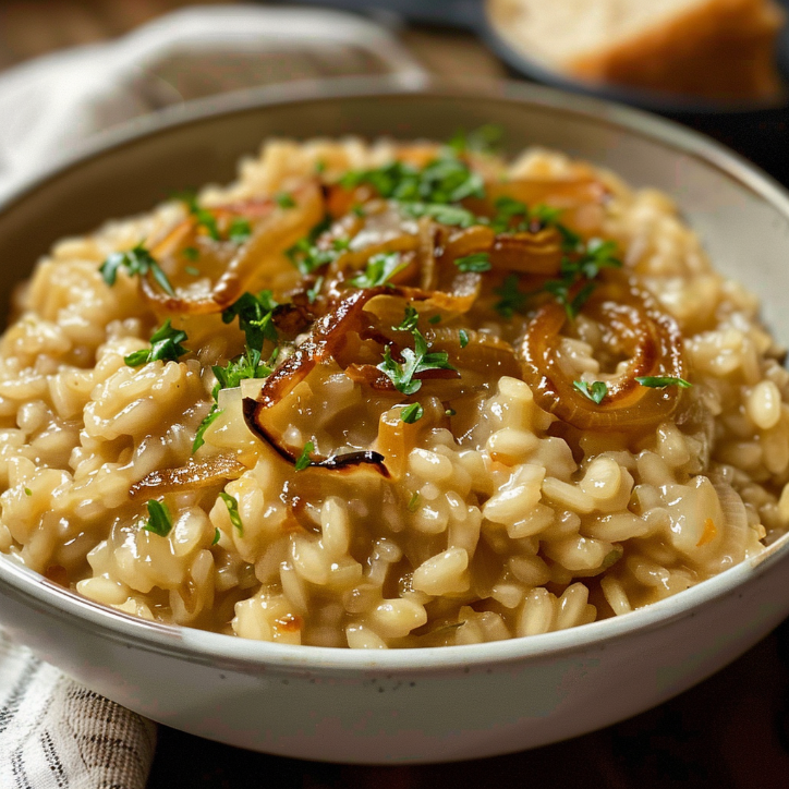 Quick & Easy Savory Caramelized Onion Risotto 3 savory caramelized onion risotto