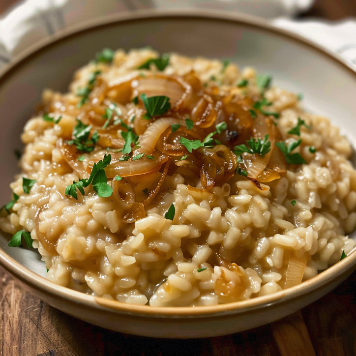 Quick & Easy Savory Caramelized Onion Risotto 2 savory caramelized onion risotto