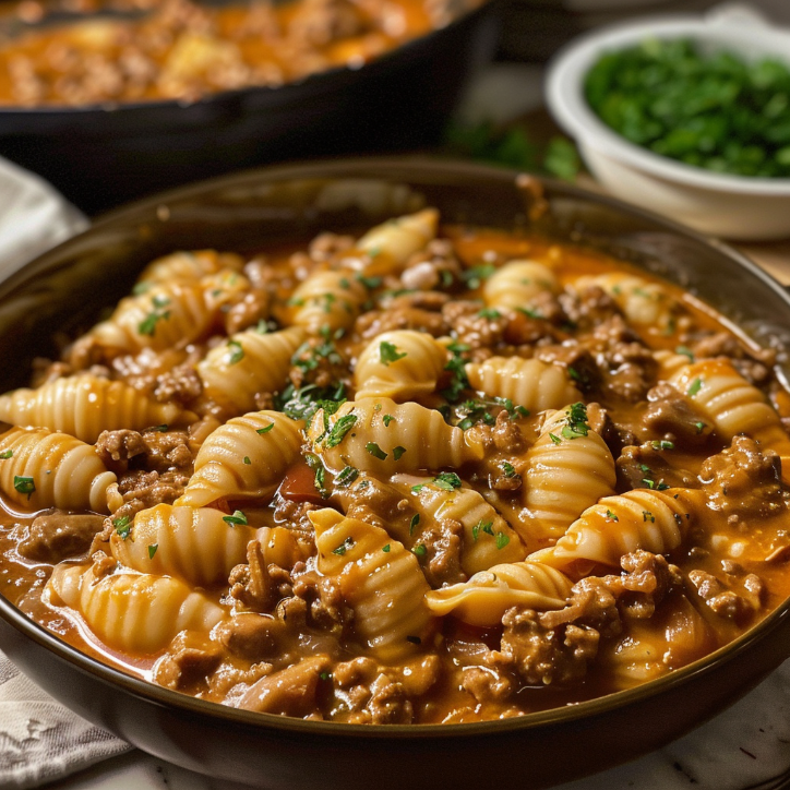 Creamy Beef Shells Comfort: A Family Favorite 1 Creamy Beef Shells Comfort: A Family Favorite