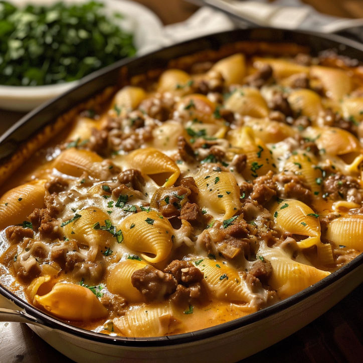 Creamy Beef Shells Comfort: A Family Favorite 3 creamy beef shells comfort