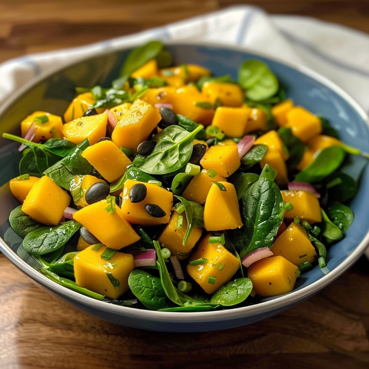 Vibrant Mango Spinach Salad: A Family Favorite 4 vibrant mango spinach salad