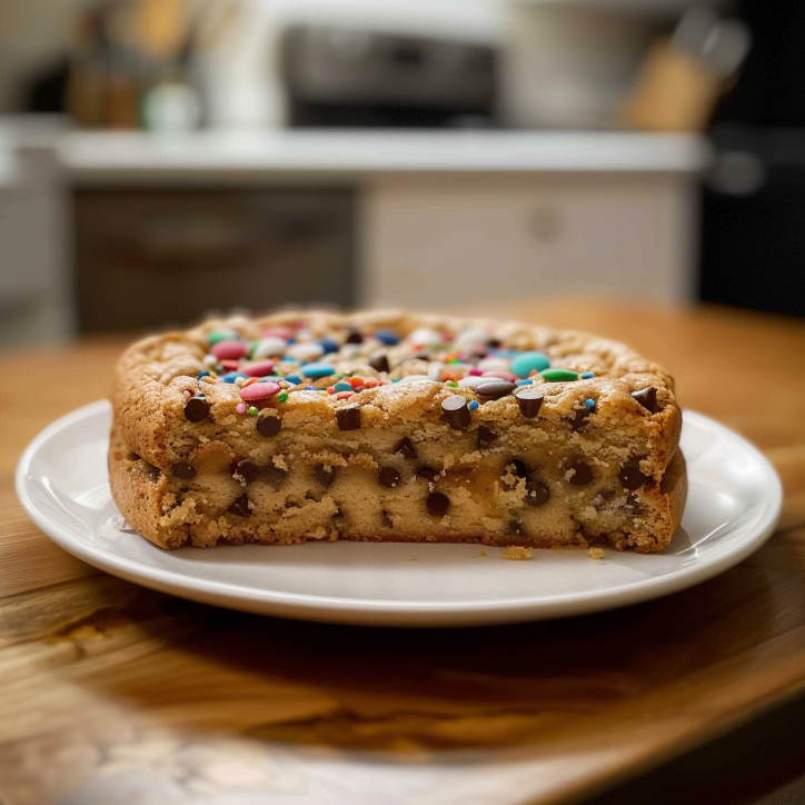 homemade cookie cake every