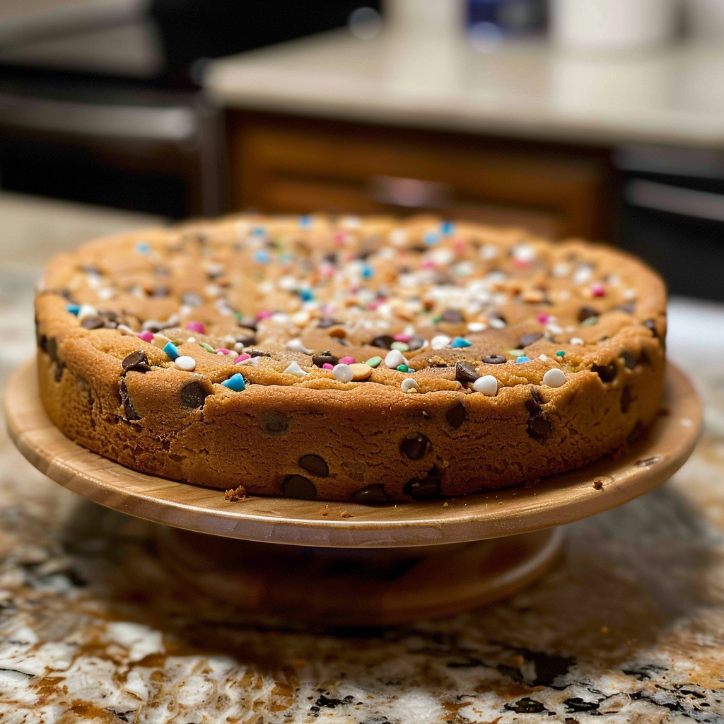 homemade cookie cake every