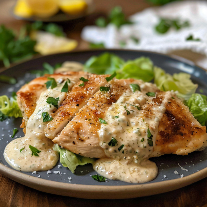 baked caesar chicken