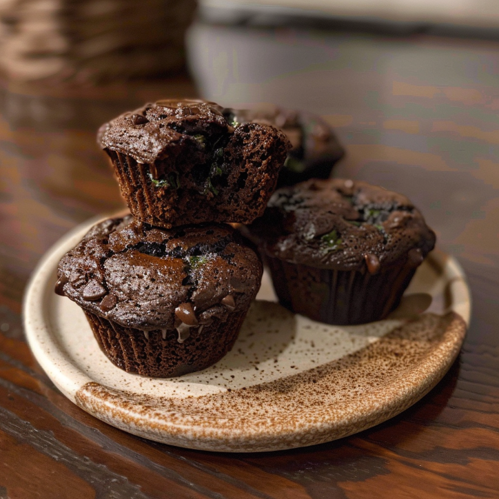 chocolate spinach muffins