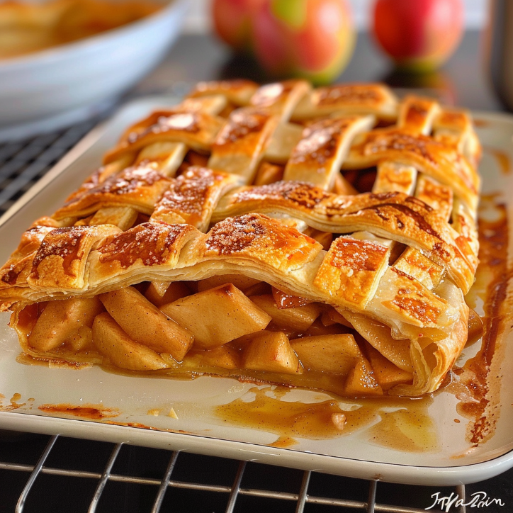 apple lattice puff pastry