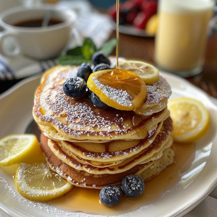 Lemon Ricotta Pancakes Fluffy Your Family Will Love