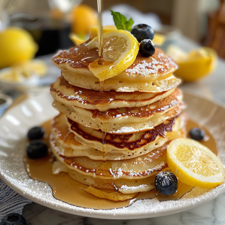 lemon ricotta pancakes fluffy