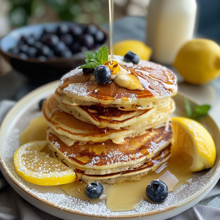 lemon ricotta pancakes fluffy