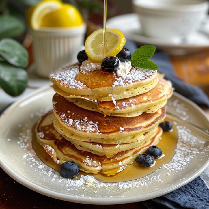 lemon ricotta pancakes fluffy
