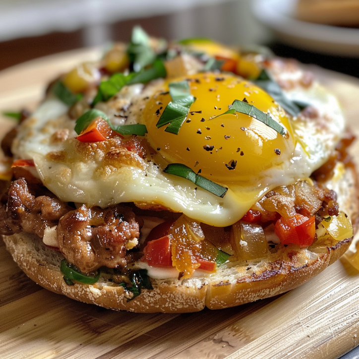 English Muffin Breakfast Pizza Your Family Will Love