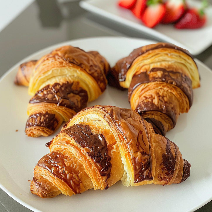 domowe croissanty nutell ciasta