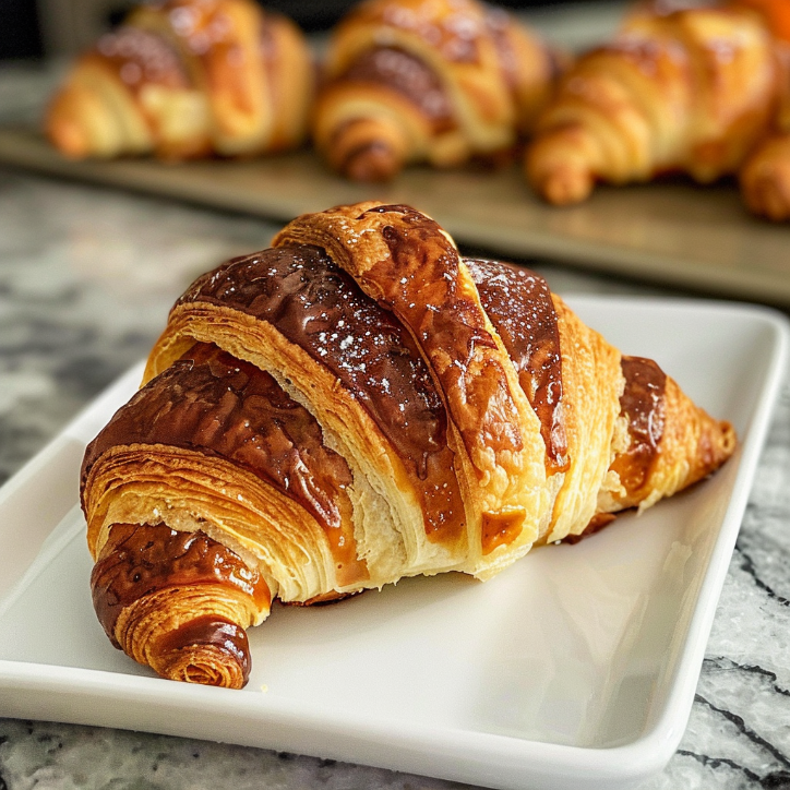 domowe croissanty nutell ciasta