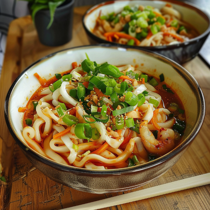 udon kurczakiem warzywami