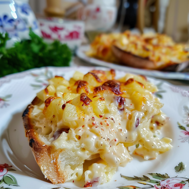 sałatka z serem cheddar ananasem