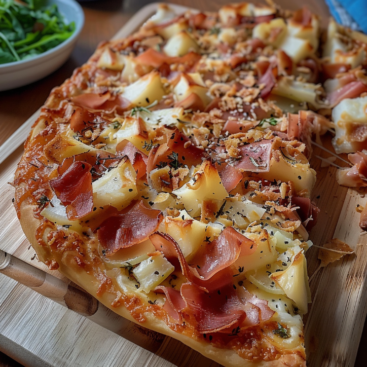 Sałatka z szynką parmeńską i serem pleśniowym – na imprezę