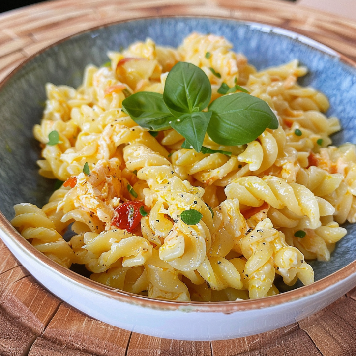 pasta jajeczna z porem