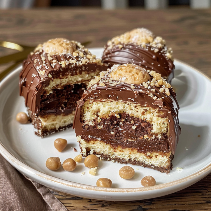 ciasto ferrero rocher bez pieczenia