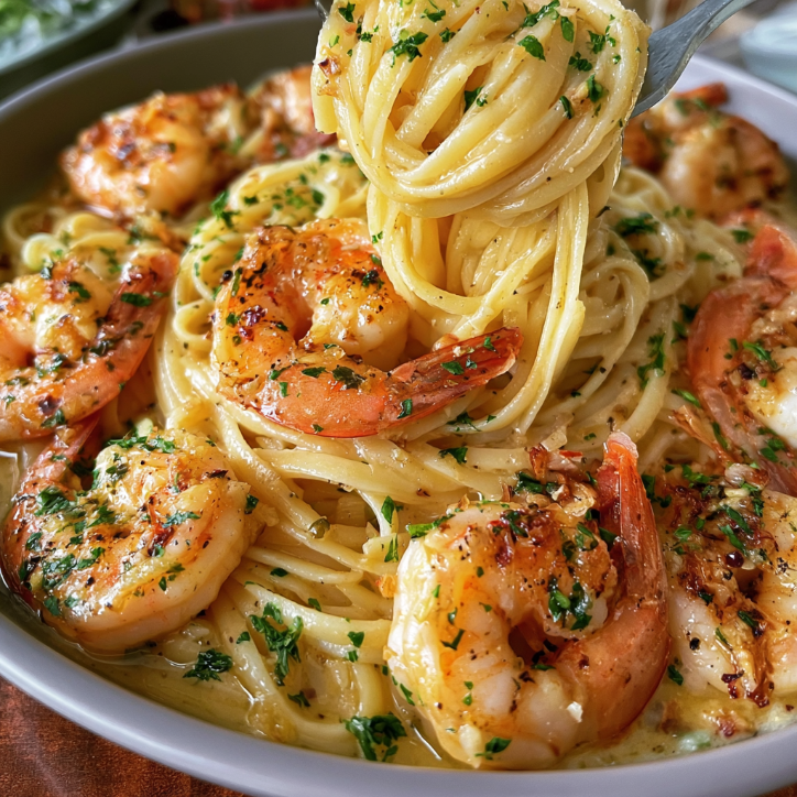How to Make the Best Garlic Butter Shrimp Pasta 3 garlic butter shrimp pasta